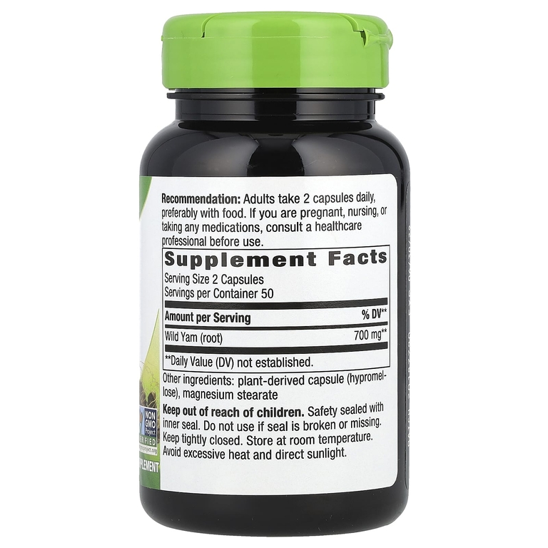 Nature`s Way Wild Yam Root 100 капс