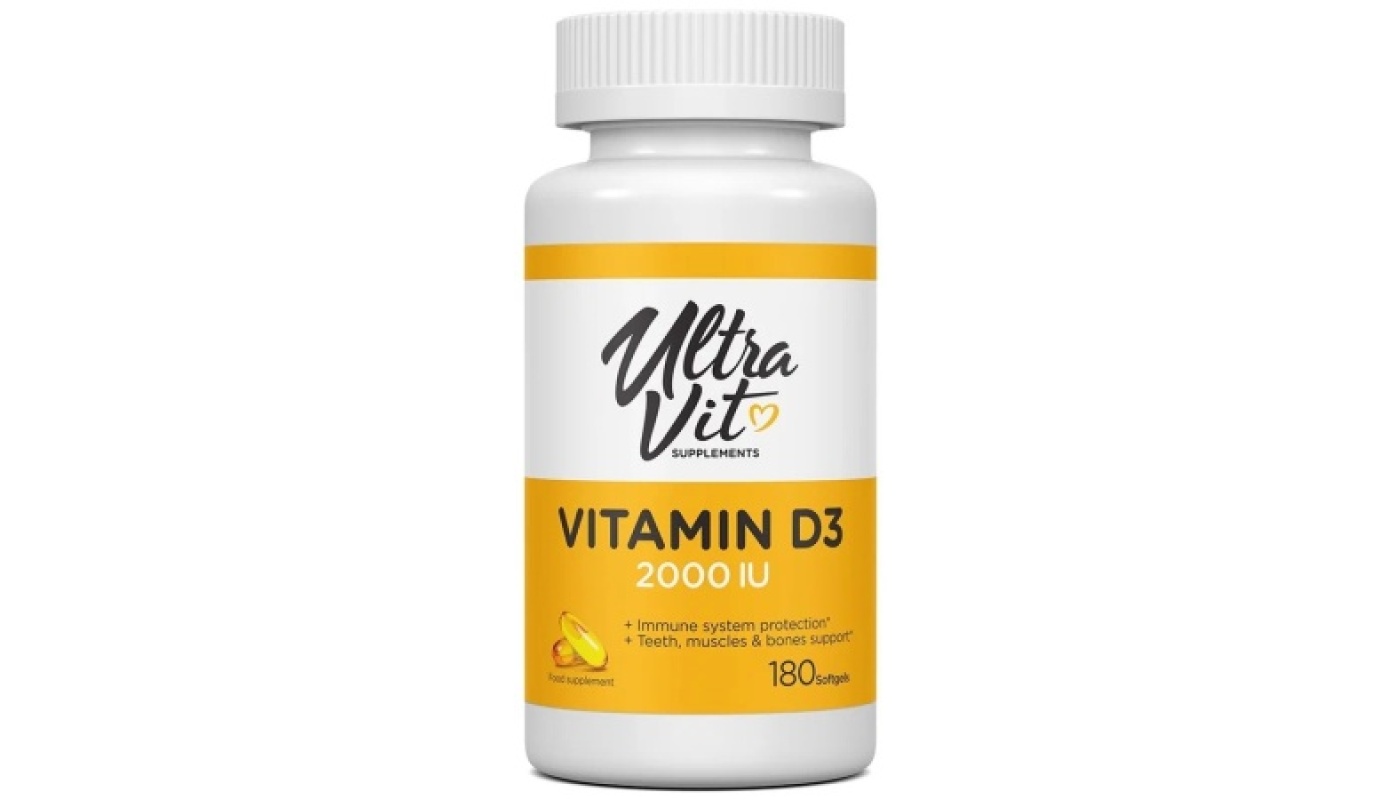 UltraVit Vitamin D3 2000 180 гел.капс