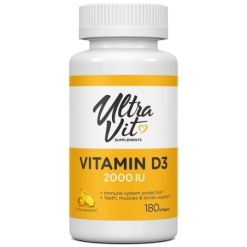 UltraVit Vitamin D3 2000 180 гел.капс