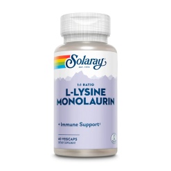 Solaray L-Lysine Monolaurin 60 капс