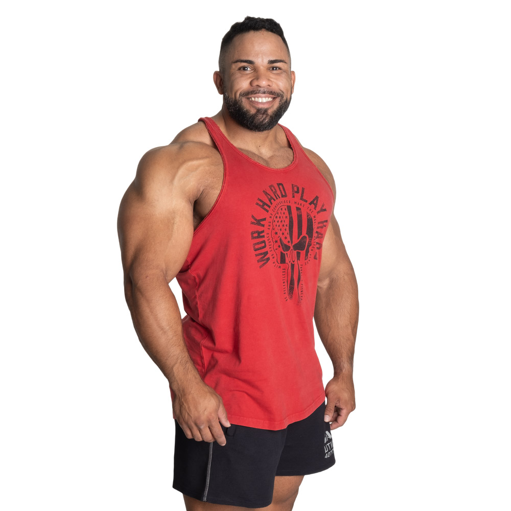 Майка Gasp Skull Red