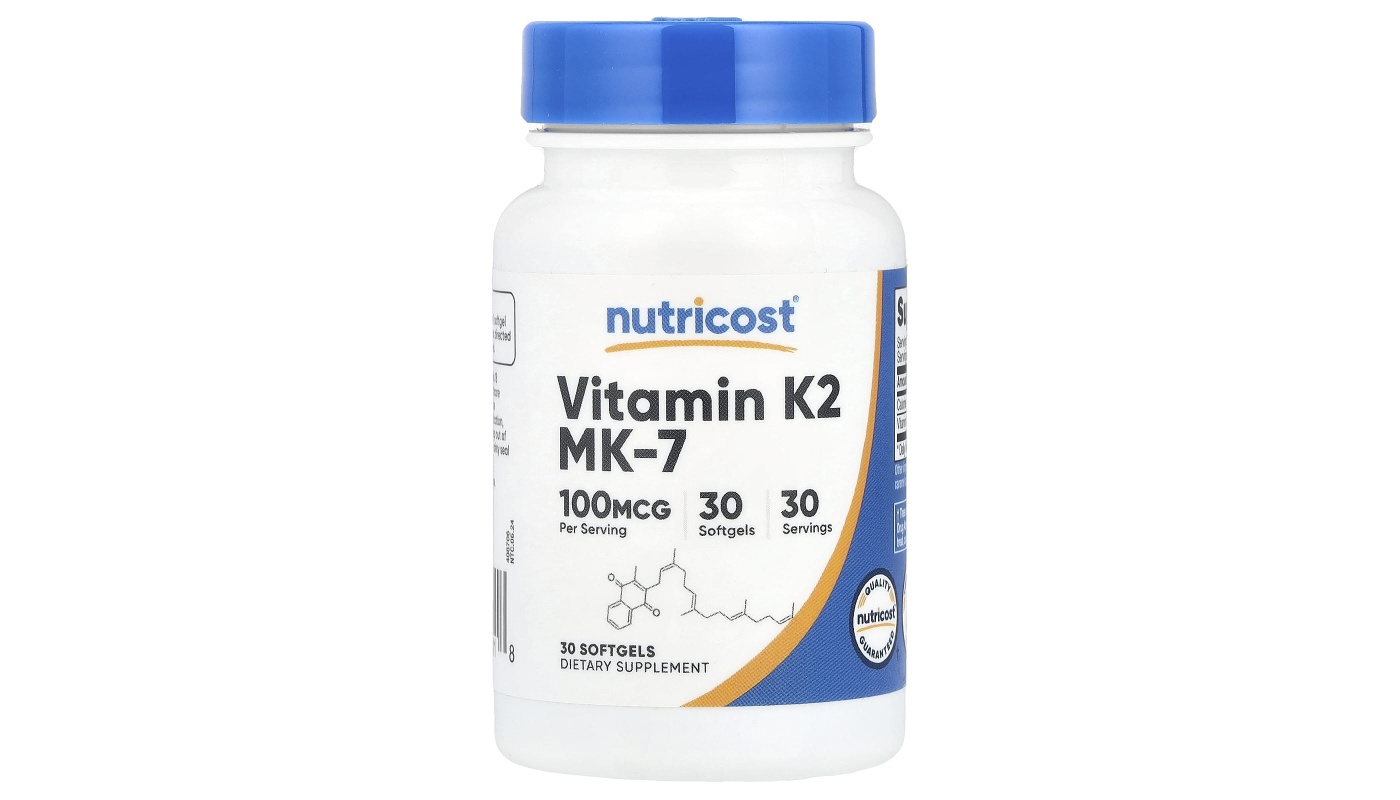 Nutricost Vitamin K2 MK-7 30 гел.капс