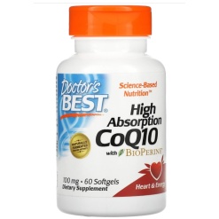 High Absorption CoQ10 with BioPerine 100 mg. 60 капс
