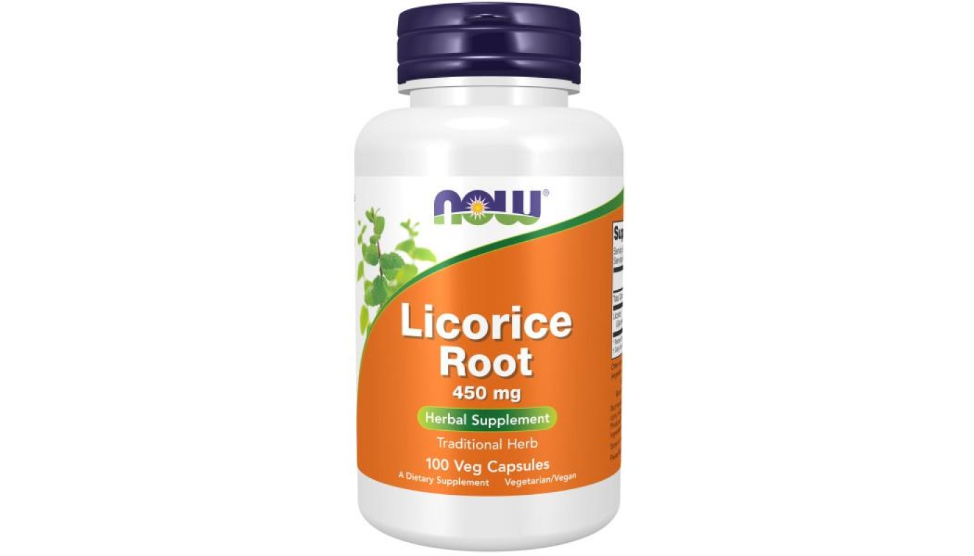 NOW Licorice Root 450 mg. (100 капс)