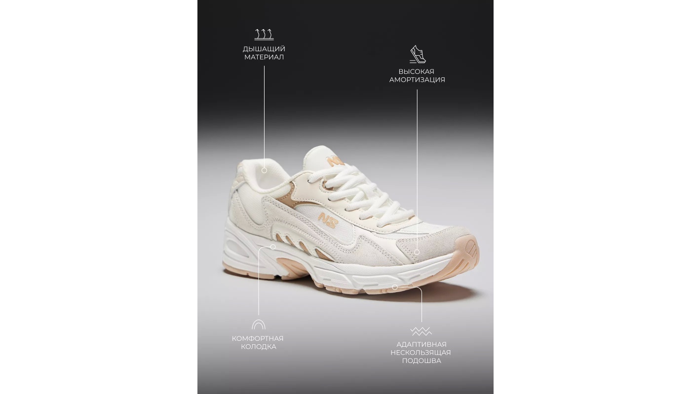 Кроссовки женские