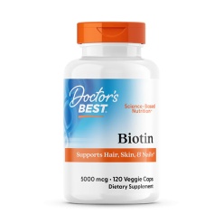Doctor's Best Biotin 5000 mcg 120 кап