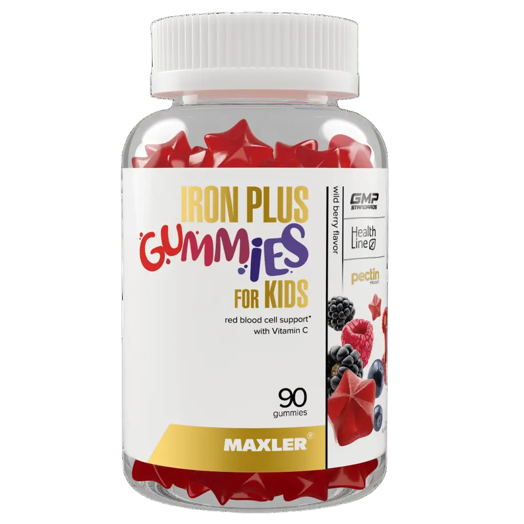 Maxler Iron Plus Gummies for Kids 90 мармеладок