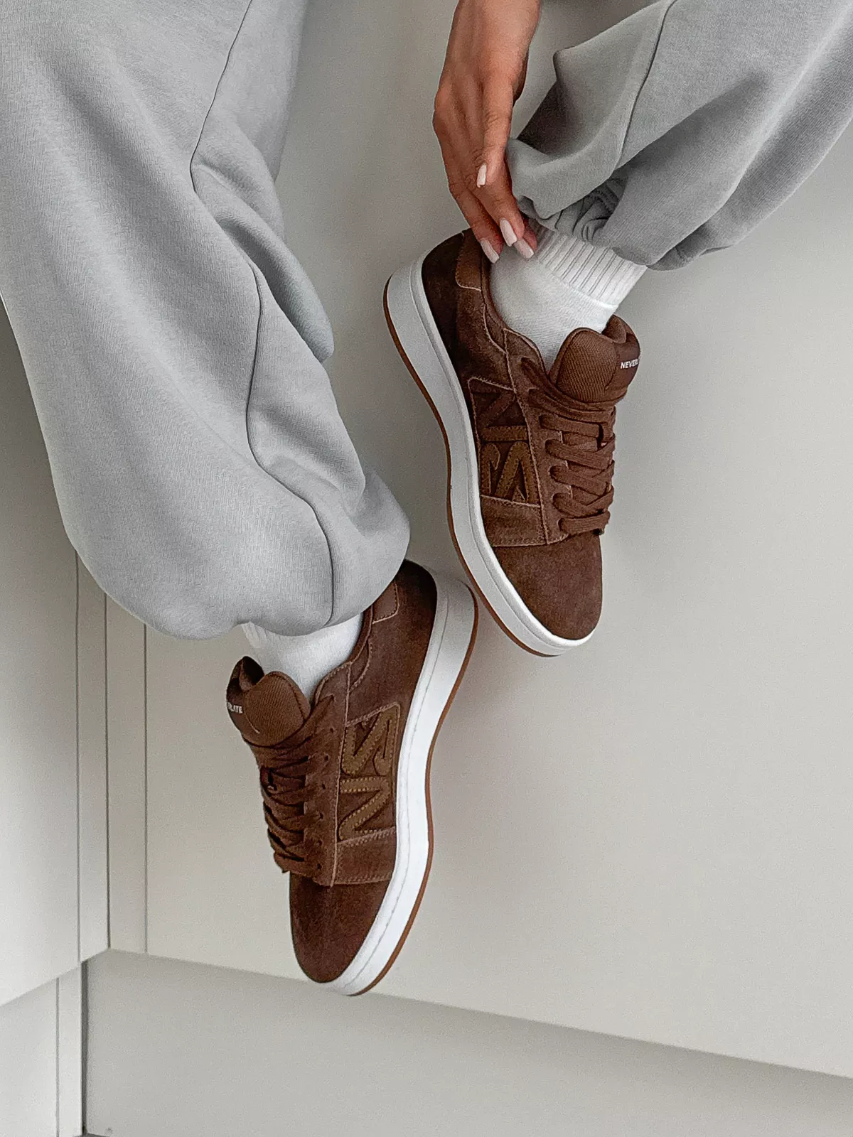 Кеды замшевые