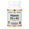 California Gold Vitamin D3 + K2 60 капс