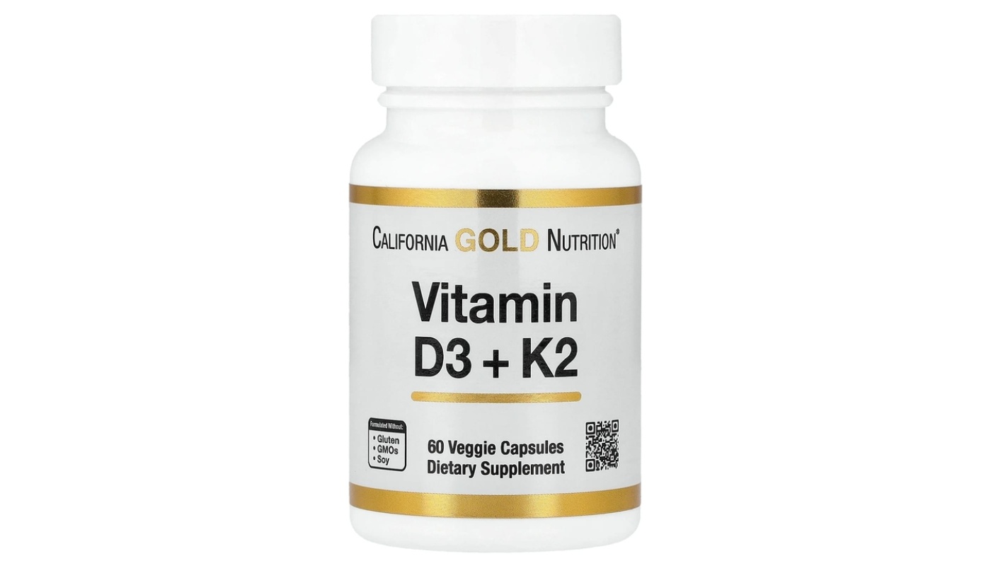 California Gold Vitamin D3 + K2 60 капс