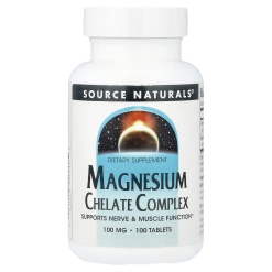 Source Naturals Magnesium Chelate Complex 100 таб