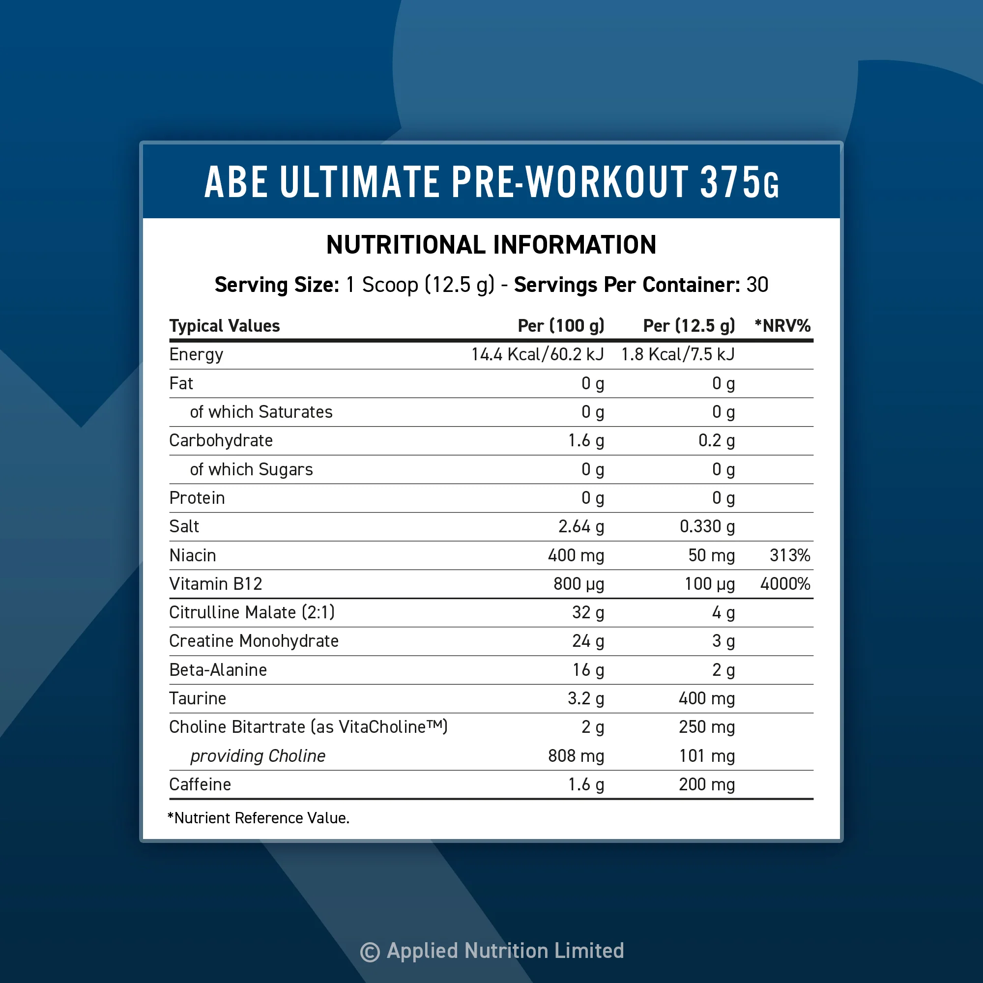 ABE Pre-Workout 375 гр