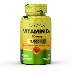 Orzax Vitamin D3 2000 360 капс