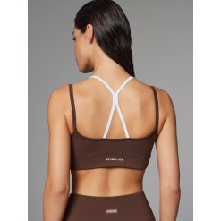 Топ-бра с контрастными вставками