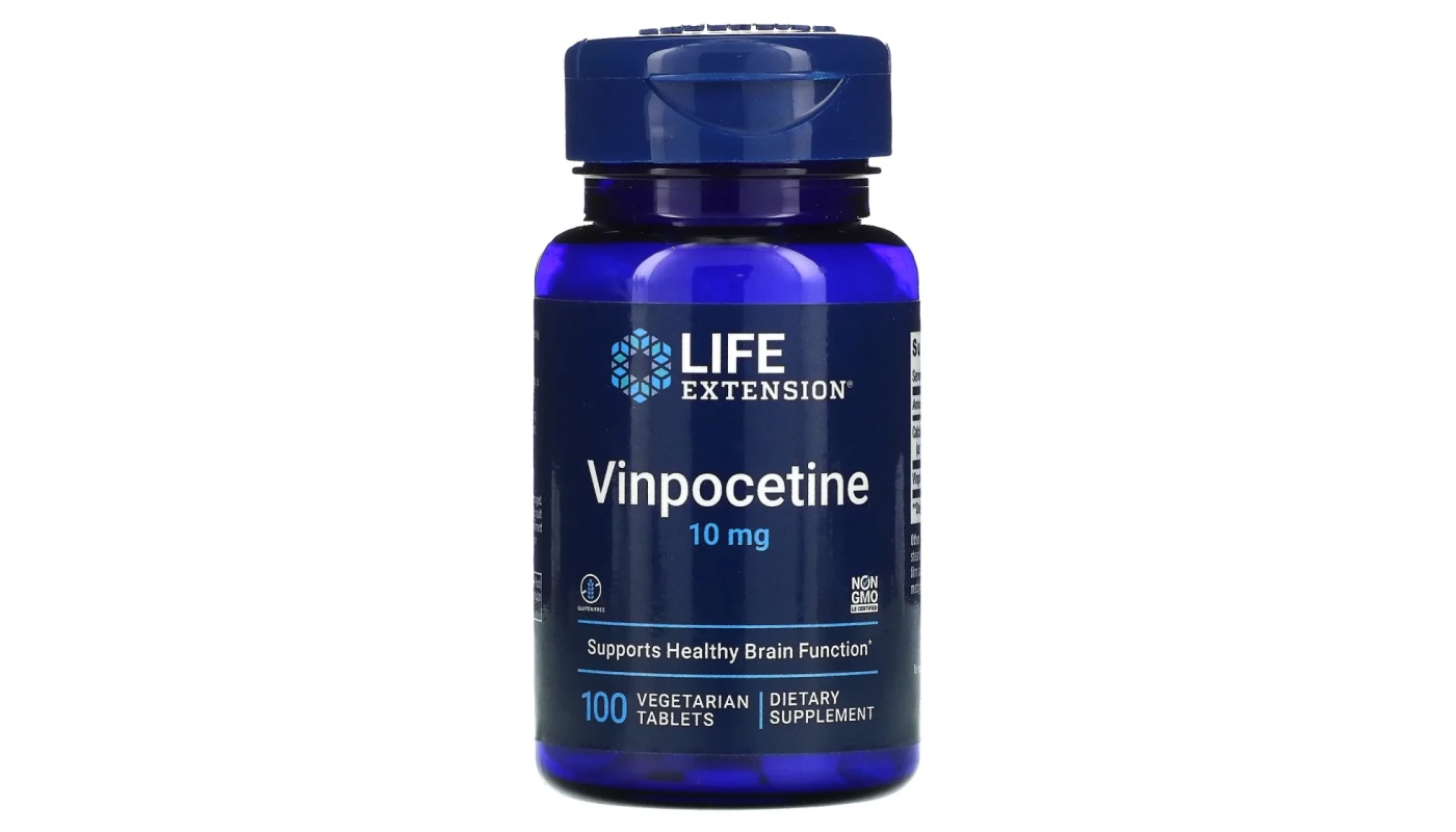 Life Extension Vinpocetine 10 mg 100 таб