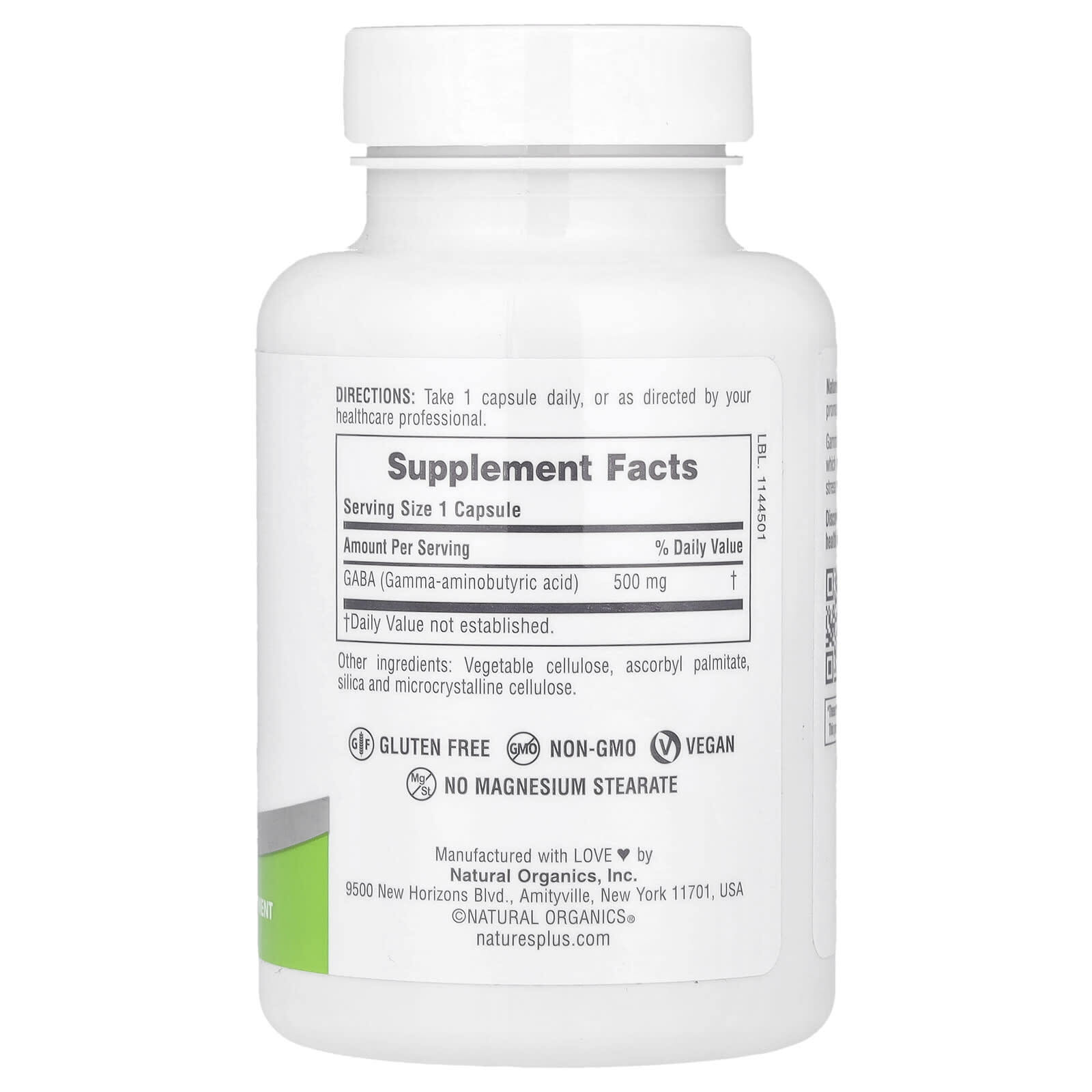 NaturesPlus Pro Gaba 500mg 60 капс