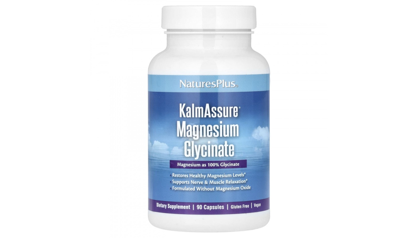 NaturesPlus KalmAssure Magnesium Glycinate 90 капс