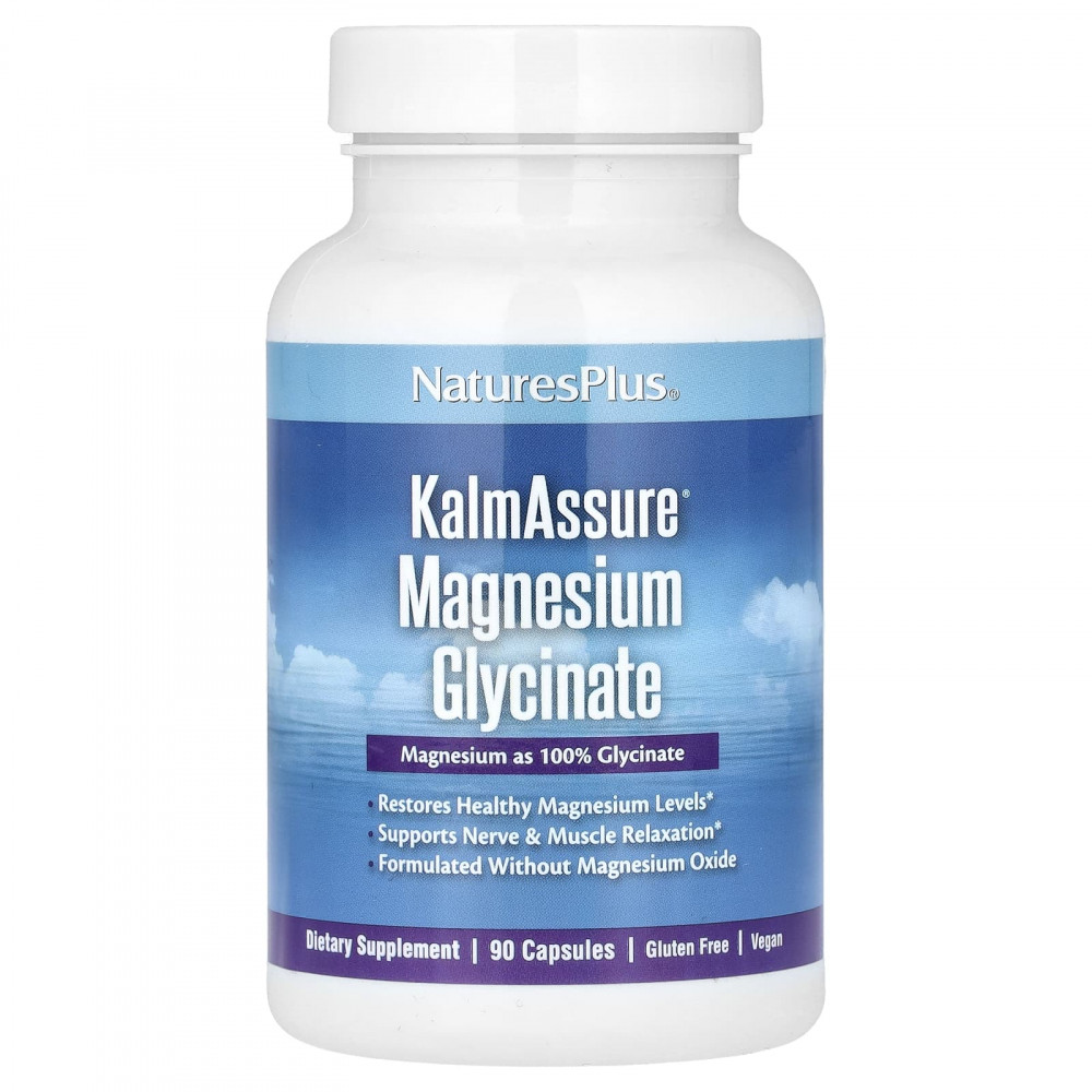 NaturesPlus KalmAssure Magnesium Glycinate 90 капс