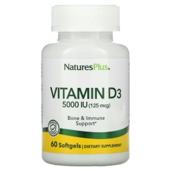 NaturesPlus Vitamin D3 5000 60 капс
