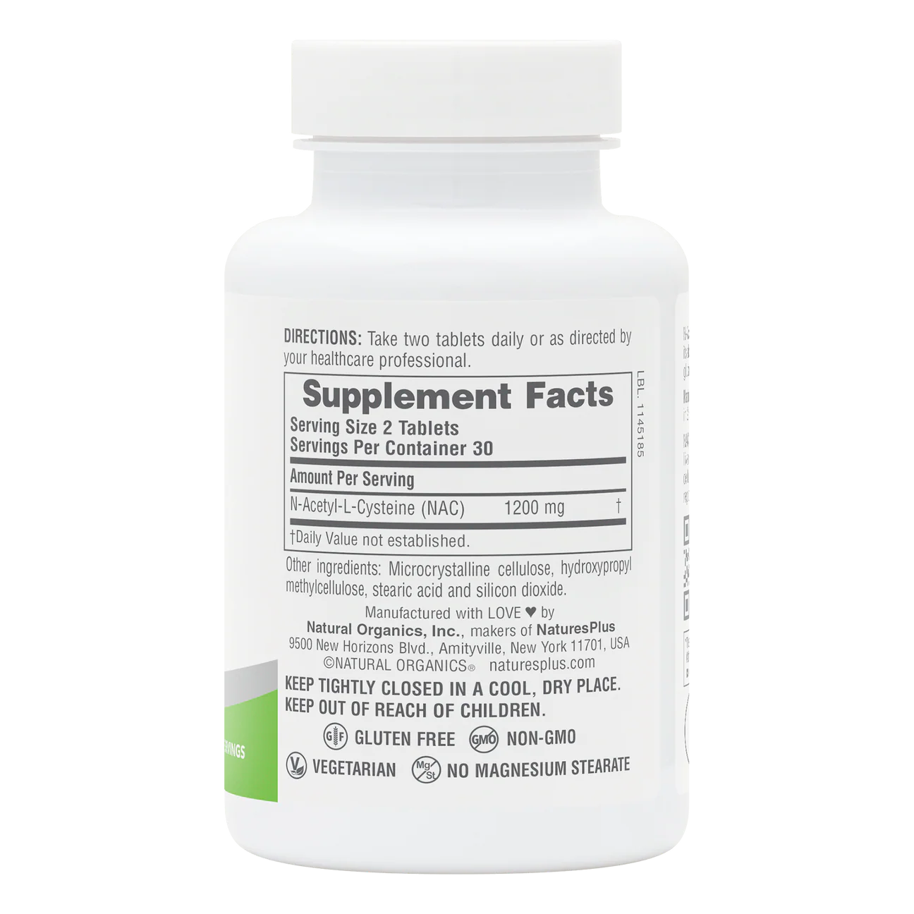 NaturesPlus Pro NAC 1200 mg 60 таб