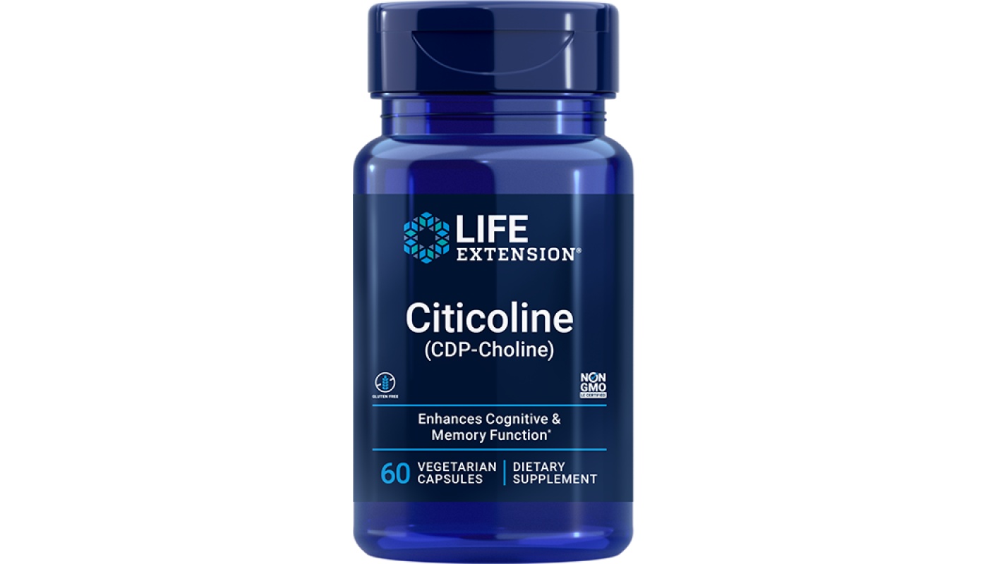 Life Extension Citicoline (CDP-Choline) 60 капс