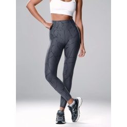 Леггинсы с принтом и высокой посадкой