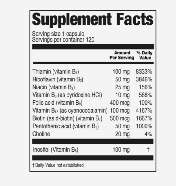 Orzax B-Сomplex 120капс