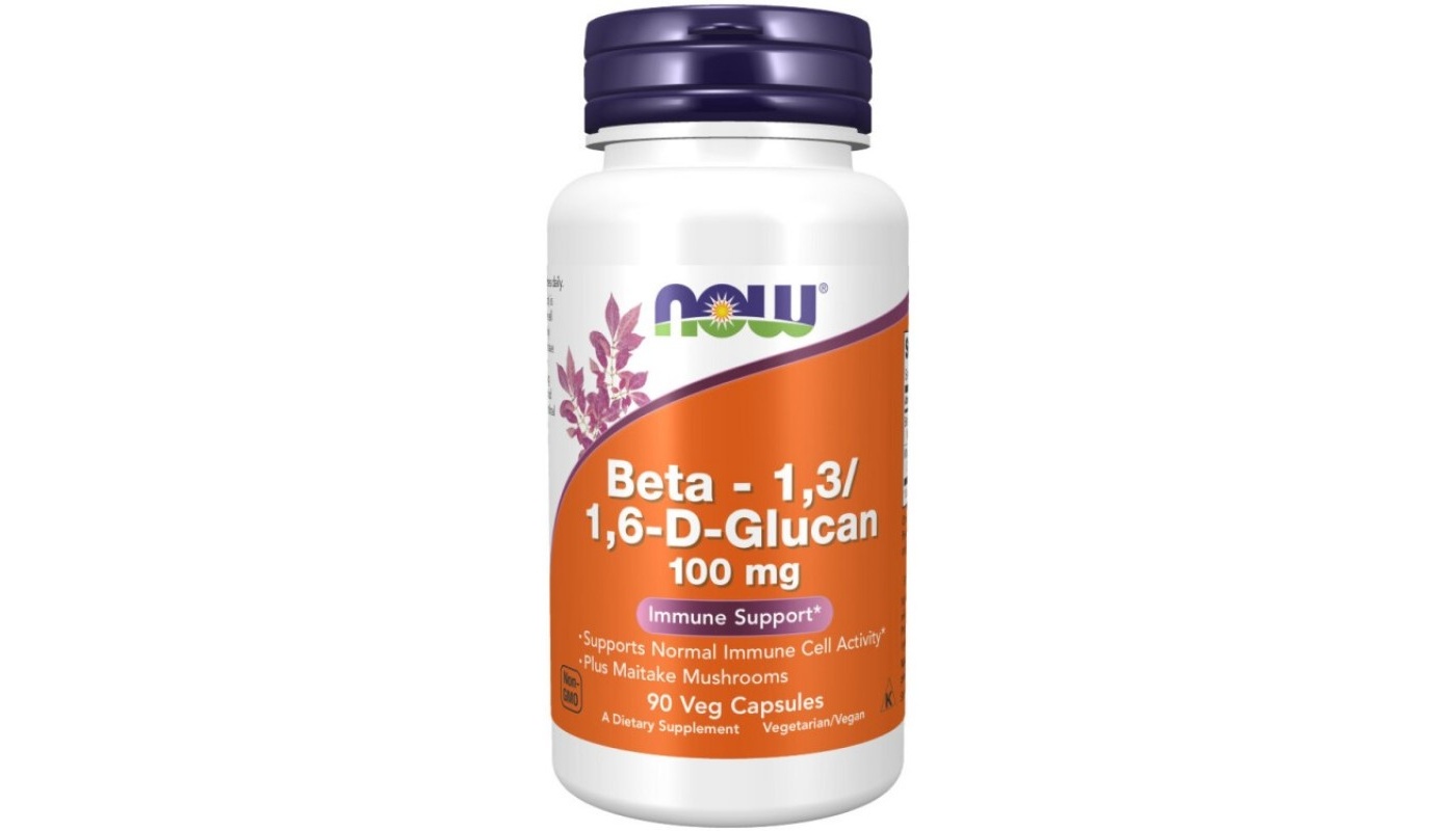 NOW Beta-1,3/1,6-D-Glucan (100 мг) 90 капсул