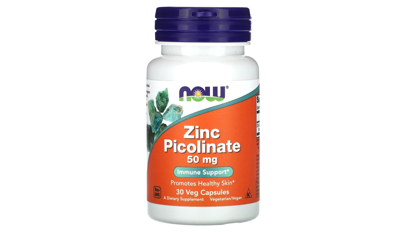 NOW Zinc Picolinate 50мг 30 капс