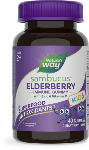 Nature's Way Sambucus Elderberry 40 мармеладок