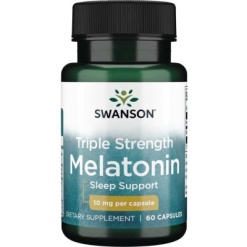 Swanson Triple Strength Melatonin 10mg. 60 капс