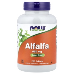 NOW Alfalfa 250 таб