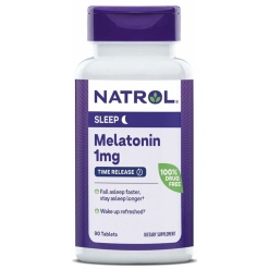 Natrol Мелатонин Melatonin 1mg TR 90 таб