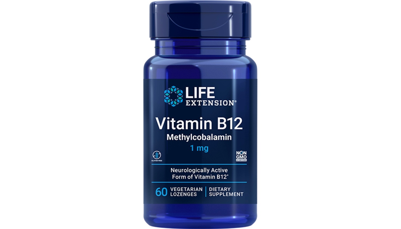 Life Extension Vitamin B12 Methylcobalamin 1mg 60 пастилок