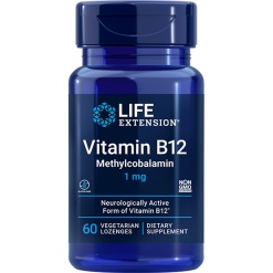 Life Extension Vitamin B12 Methylcobalamin 1mg 60 пастилок