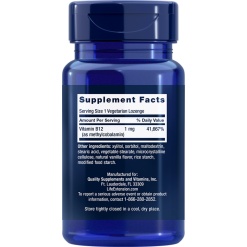 Life Extension Vitamin B12 Methylcobalamin 1mg 60 пастилок