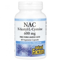 Natural Factors NAC 600mg 60 капс