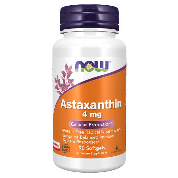 NOW Astaxanthin 4мг 90 капс
