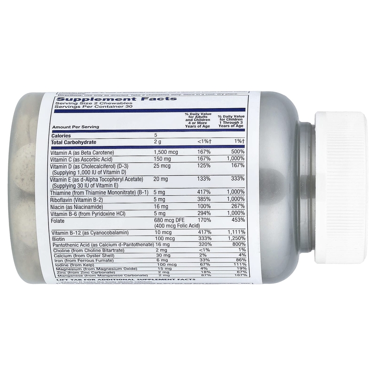 Solaray Kids Vitamins&Minerals 60 жев.таб