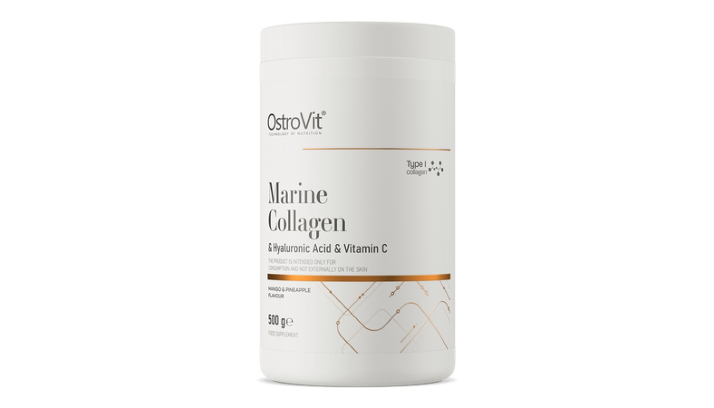 OstroVit Marine Collagen & Hyaluronic acid & Vitamin C 500 гр