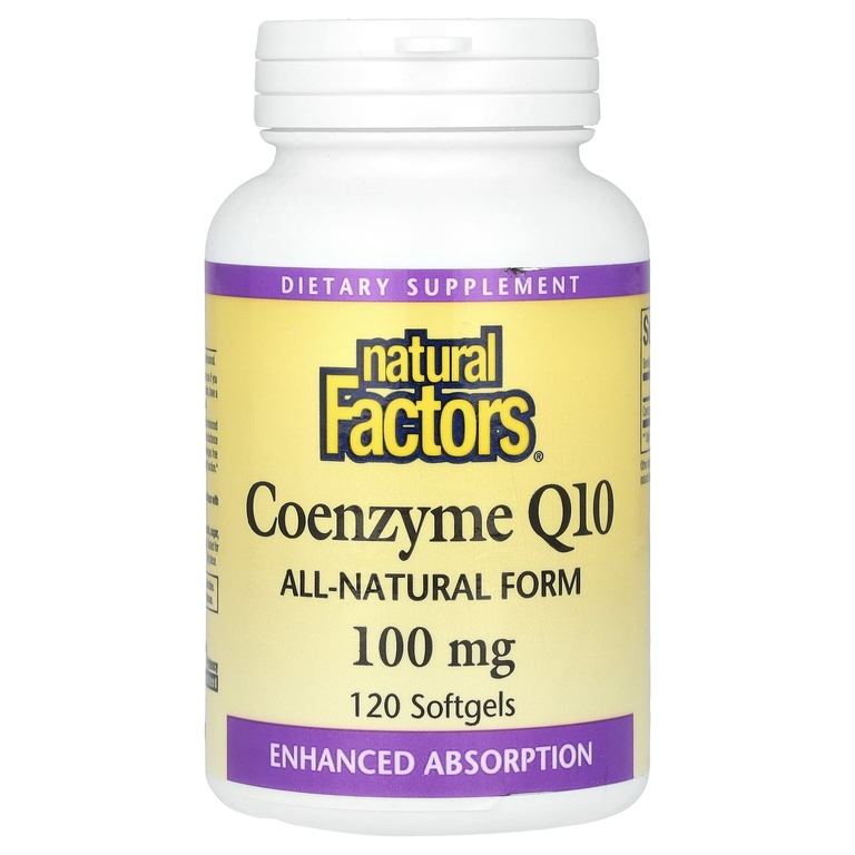 Natural Factors Coenzyme Q10 100мг 120 капс