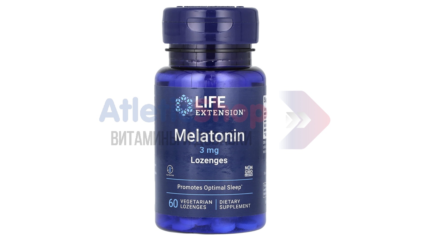 Life Extension Melatonin 3 mg 60 пастилок