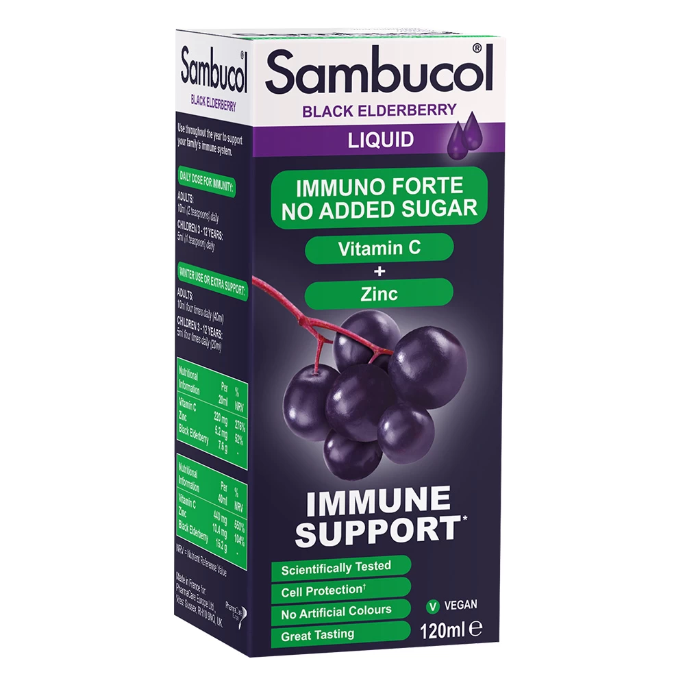 Sambucol Immuno Forte No Sugar 120 мл.