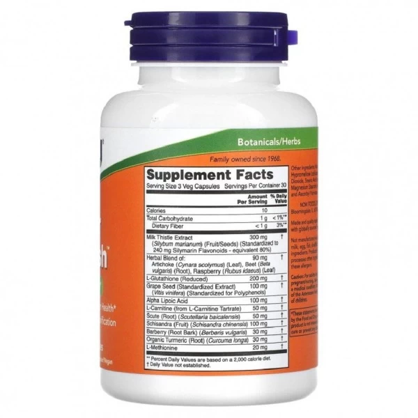 NOW Liver Refresh 90 капс