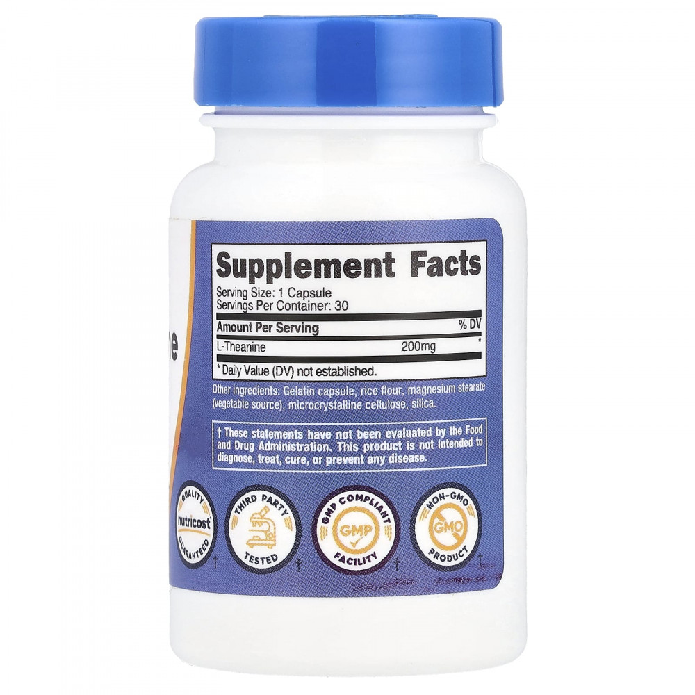 Nutricost L-Theanine 200mg 30 капс