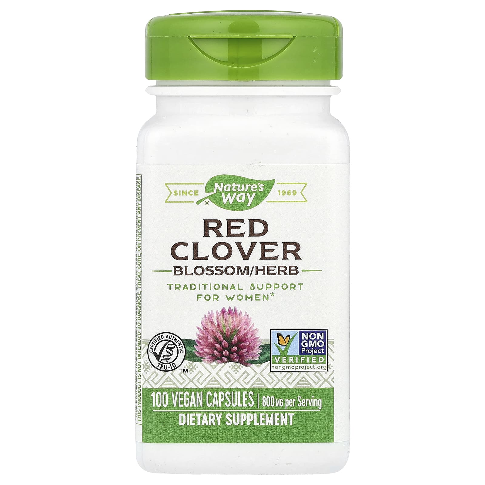 Nature's Way Red Clover 800 mg 100капс