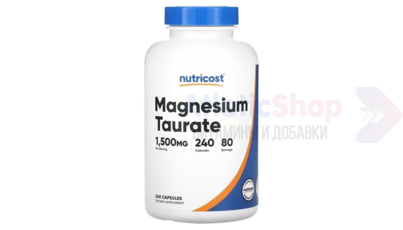 Nutricost Magnesium Taurate 240 капс