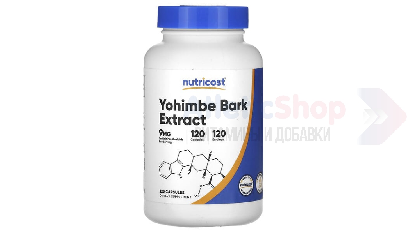 Nutricost Yohimbine 9mg 120 капс