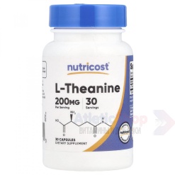Nutricost L-Theanine 200mg 30 капс
