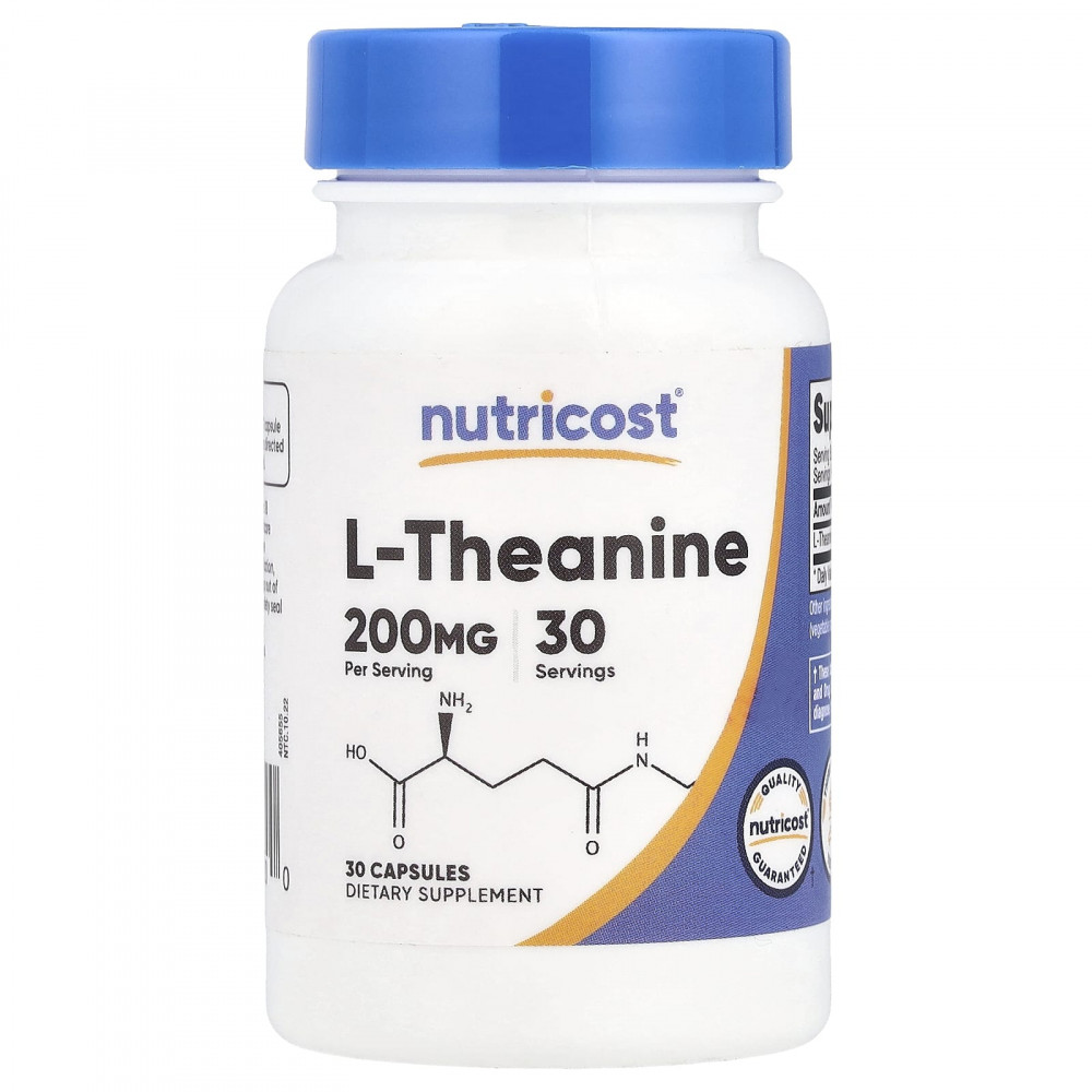 Nutricost L-Theanine 200mg 30 капс